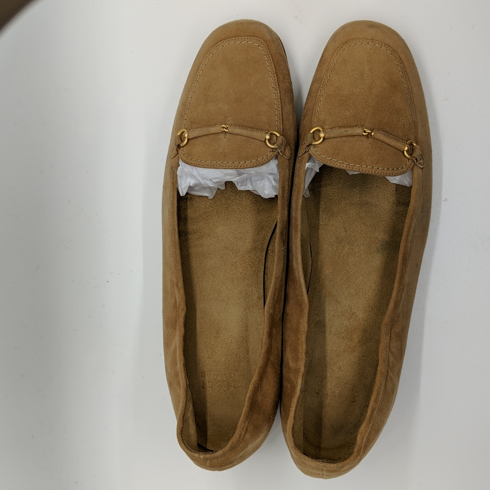 Stuart Weitzman Camel Color Flats.  Size 9.5 - Picture 2 of 15